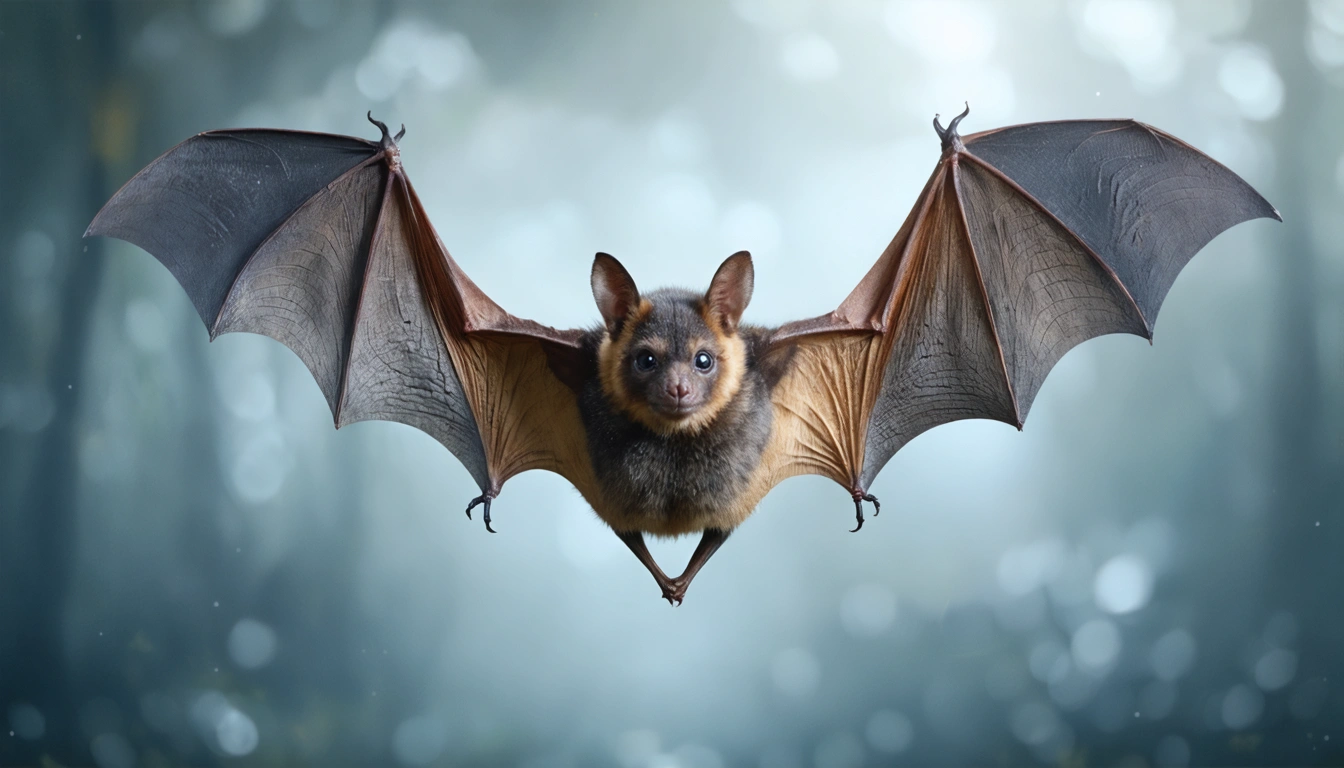 Forest trail and winter light